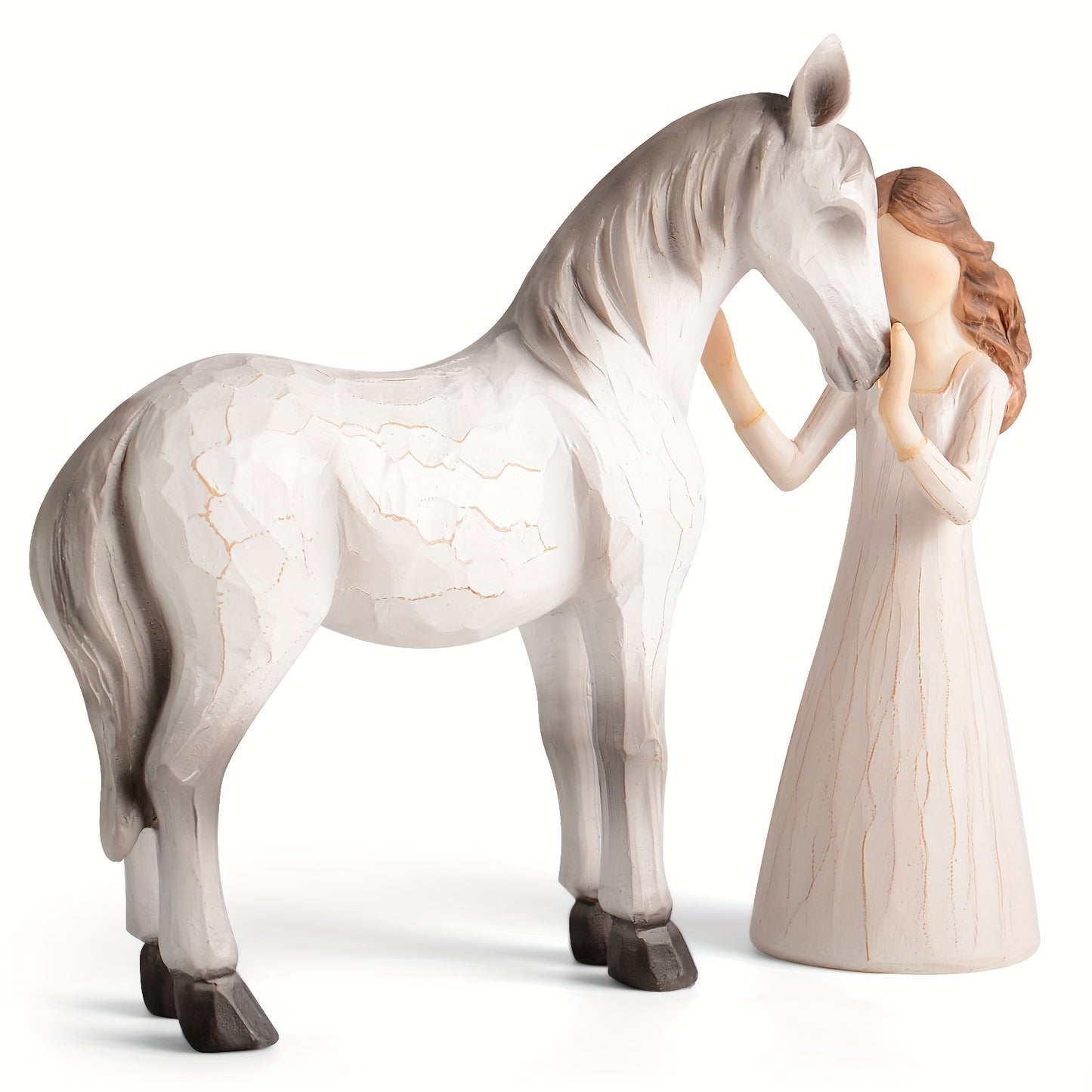 Horse Gifts For Girls Women Hand Painted Cowgirl Figurine