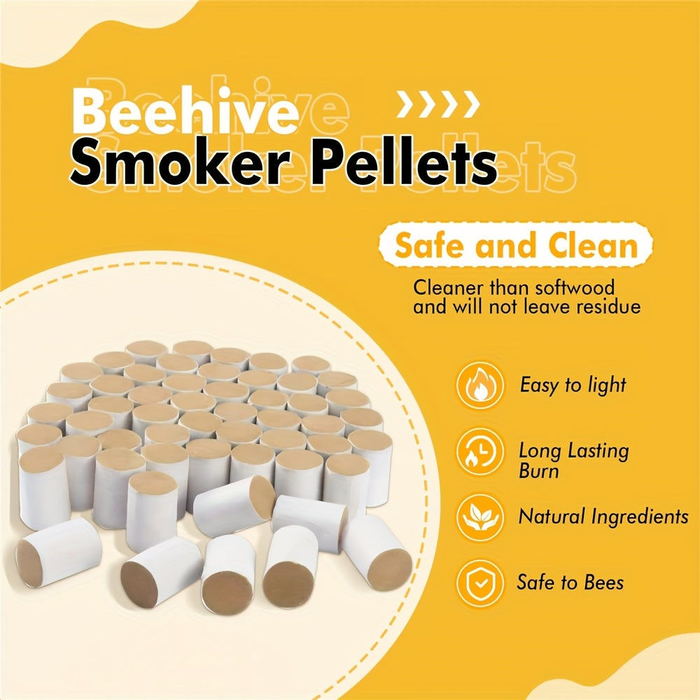 108 Packs Natural Bee Smoker Pellets for Easy Beekeeping Fuel