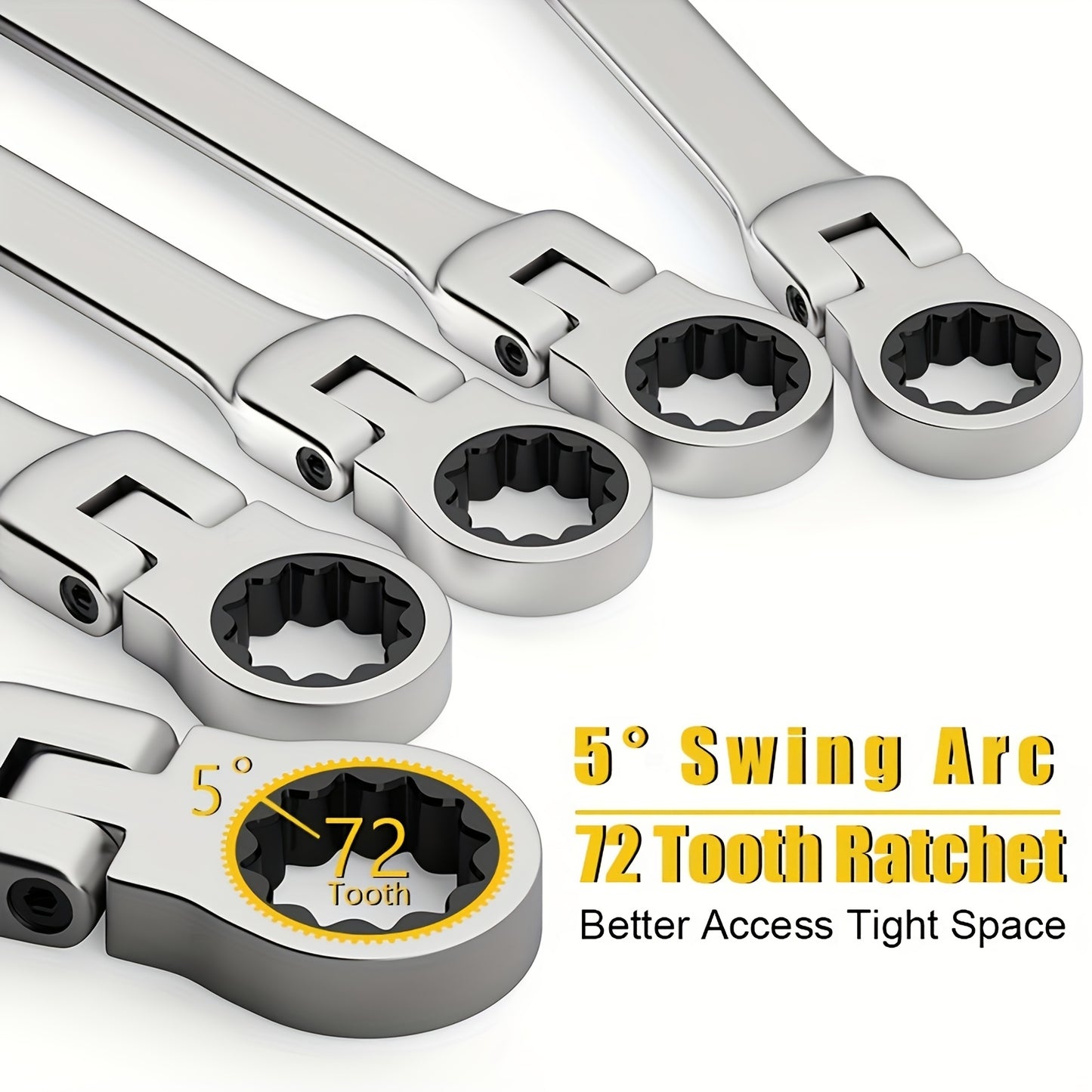 Dynamic Ratchet Wrench Dual-Purpose Tool for Auto Repair