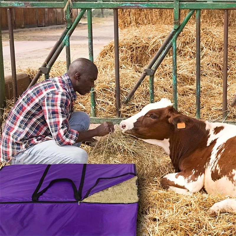 High Capacity Hay Feeder Bags for Goats Cattle and Sheep