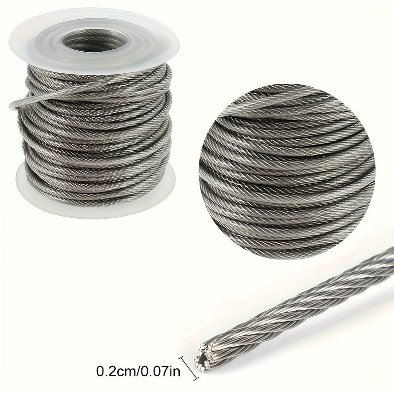PVC Coated 304 Stainless Steel Heavy Duty Cable Rope Roll