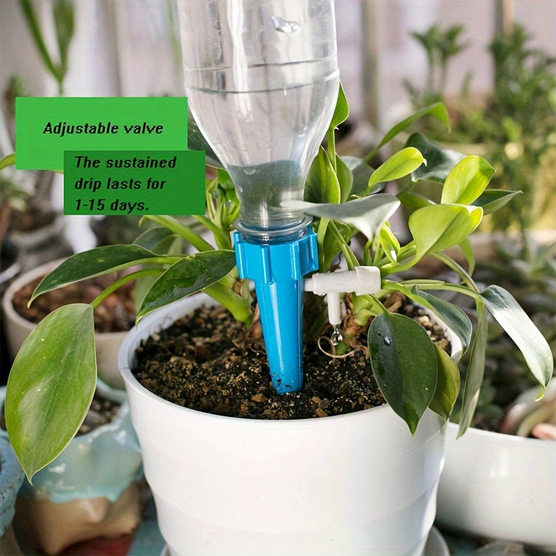20pcs Self Watering Spike Set Adjustable Drip Water Device for Automated Garden Irrigation