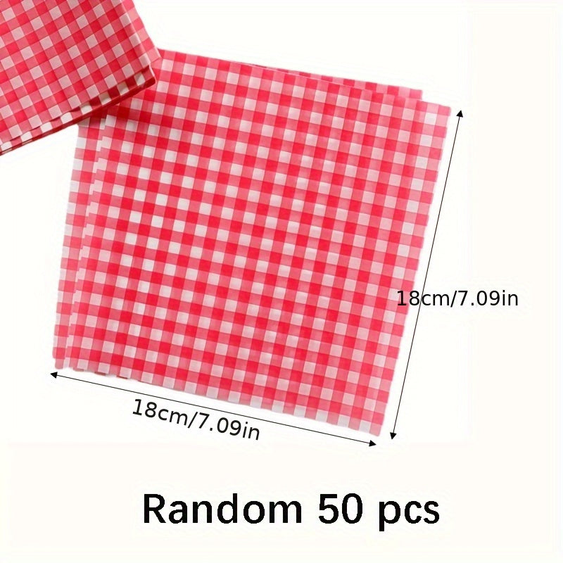 100 Pack Grease Proof Parchment Paper Sheets Non Stick Sandwich Wrapping Paper Food Safe Baking Tools Essential Kitchen Accessories