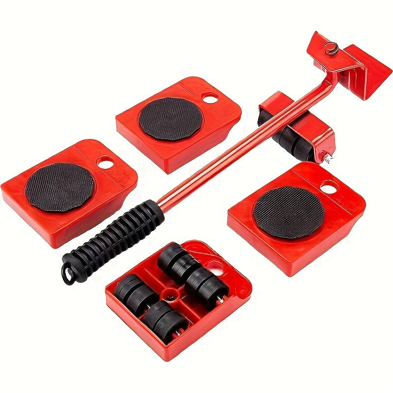5 Piece Heavy Object Furniture Moving Tool Set for Easy Transport