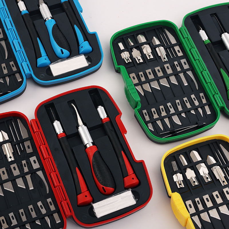 30pcs Precision Craft Knife Set with Replacement Blades