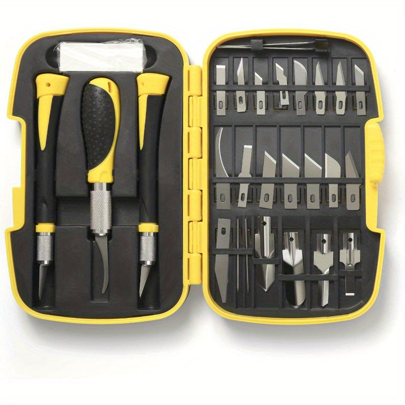 30pcs Precision Craft Knife Set with Replacement Blades