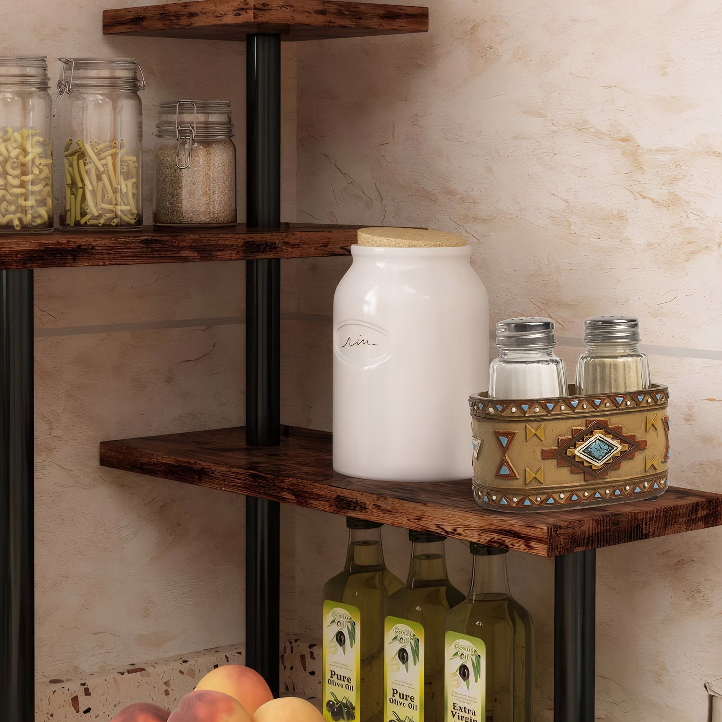 Flangairy Western Salt and Pepper Shaker Set with Stainless Steel Lid