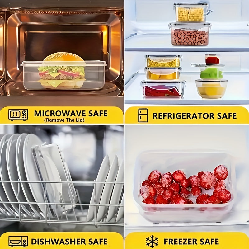 48pcs Airtight Food Storage Container Set with Easy Secure Lids