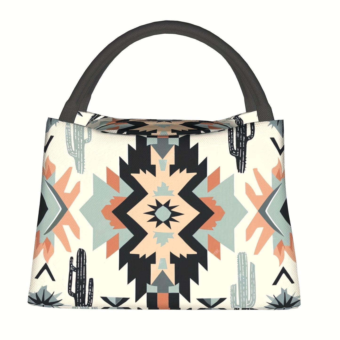 Bohemian Pattern Portable Insulated Cooler Bag for Outdoors