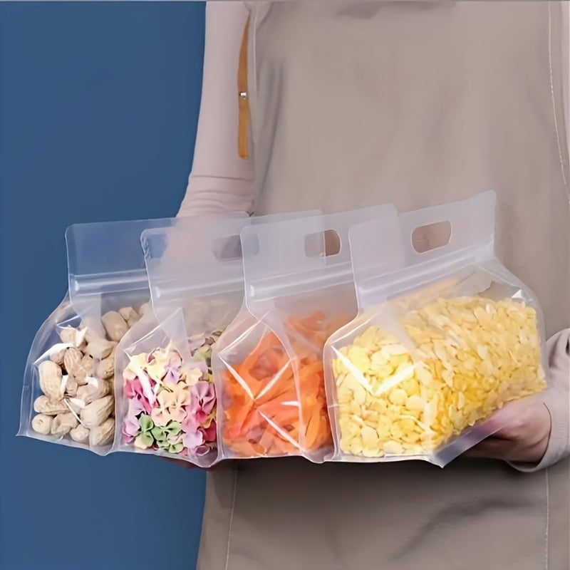 50 Pcs Reusable Self Sealing Food Storage Bags for Kitchen