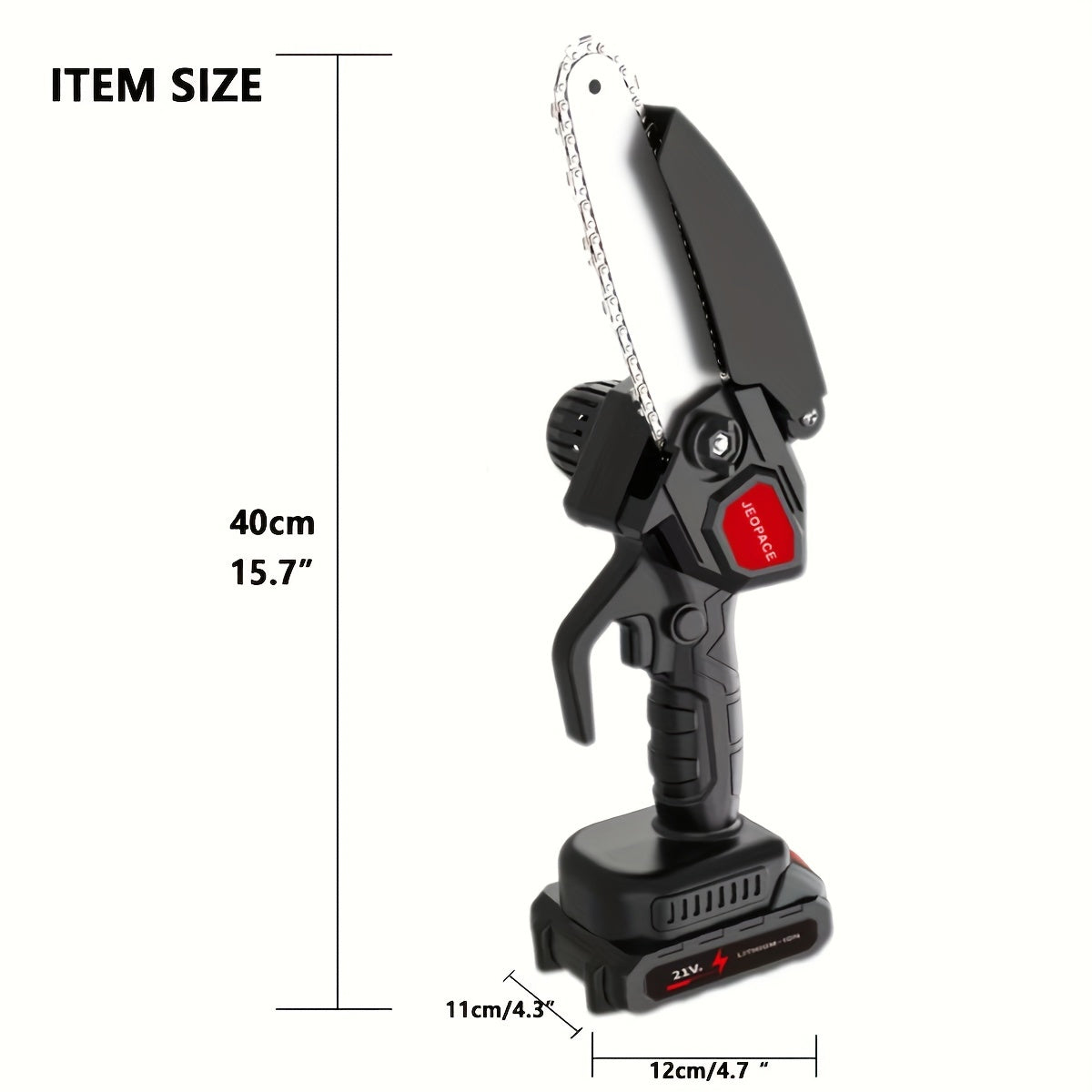 Mini Cordless Chainsaw 6 Inch Handheld Electric Pruner