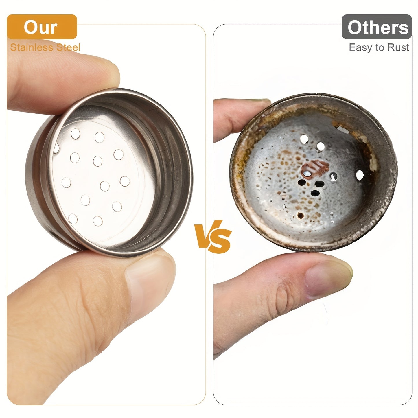 Flangairy Western Salt and Pepper Shaker Set with Stainless Steel Lid