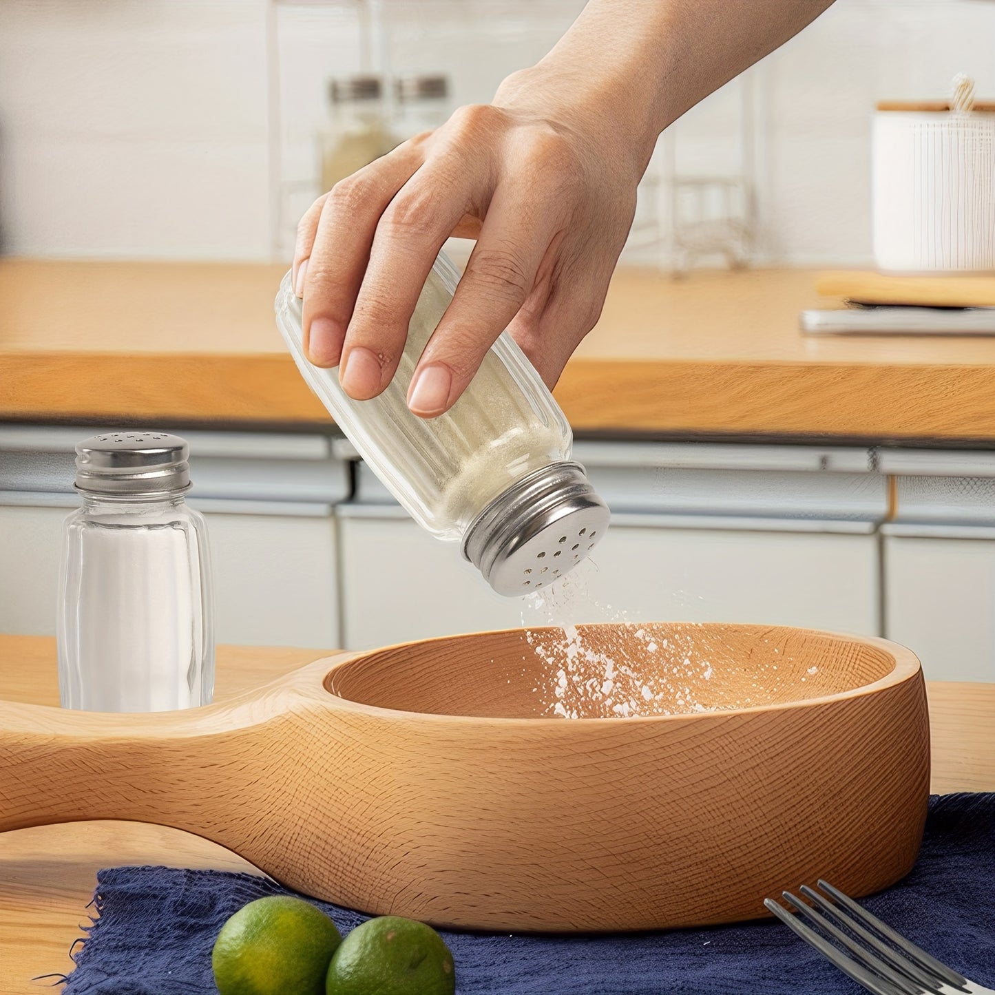 Flangairy Western Salt and Pepper Shaker Set with Stainless Steel Lid