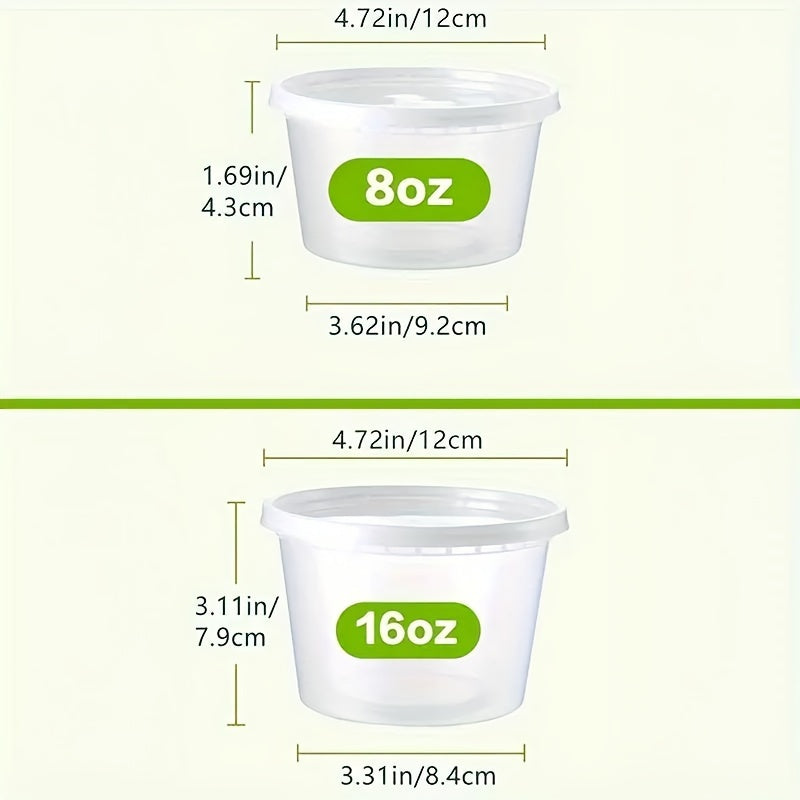 Airtight Plastic Food Containers Set for Meal Prep and Storage