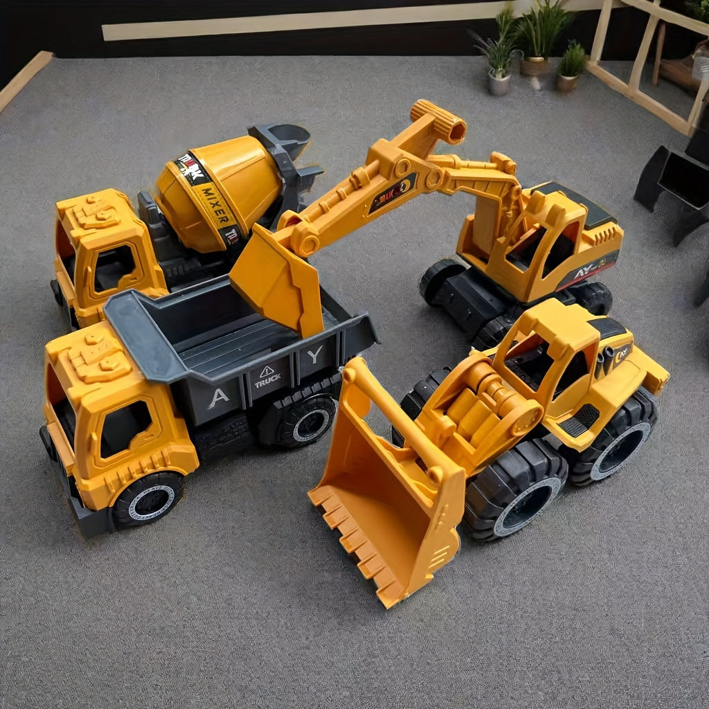 2025 New Big Size Car Toy Set for Kids Ages Two and Up