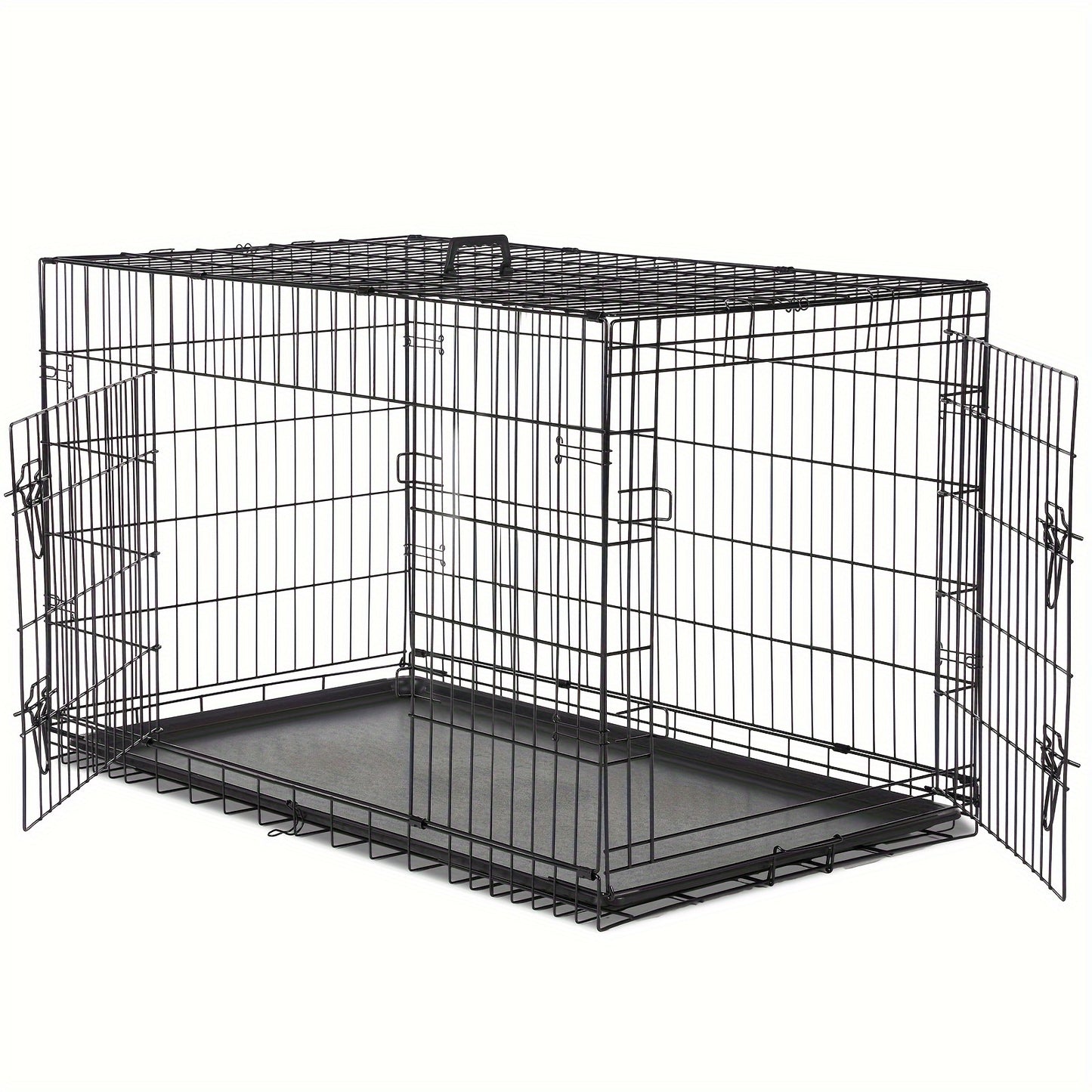 Dog Crate with Double Doors