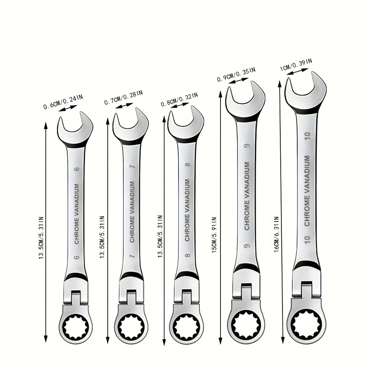 Dynamic Ratchet Wrench Dual-Purpose Tool for Auto Repair