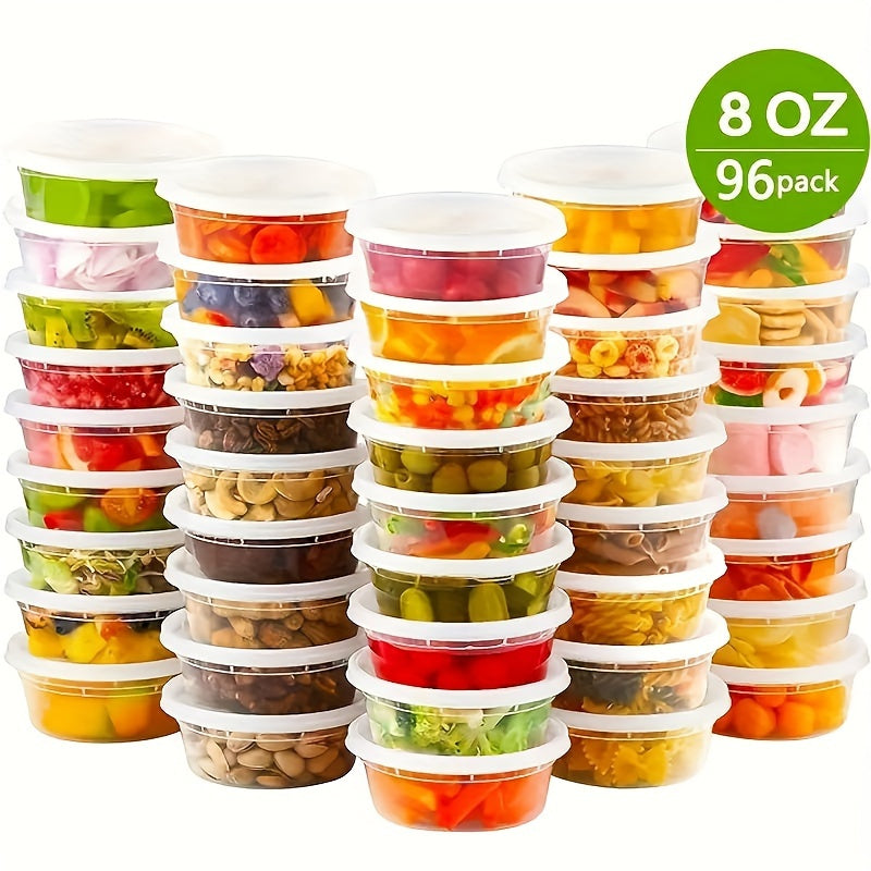 Airtight Plastic Food Containers Set for Meal Prep and Storage