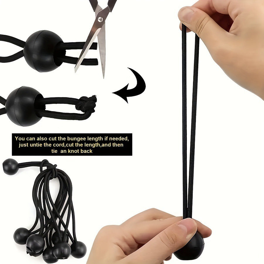 Spherical Rubber Balls for Heavy-Duty Tying and Camping Use