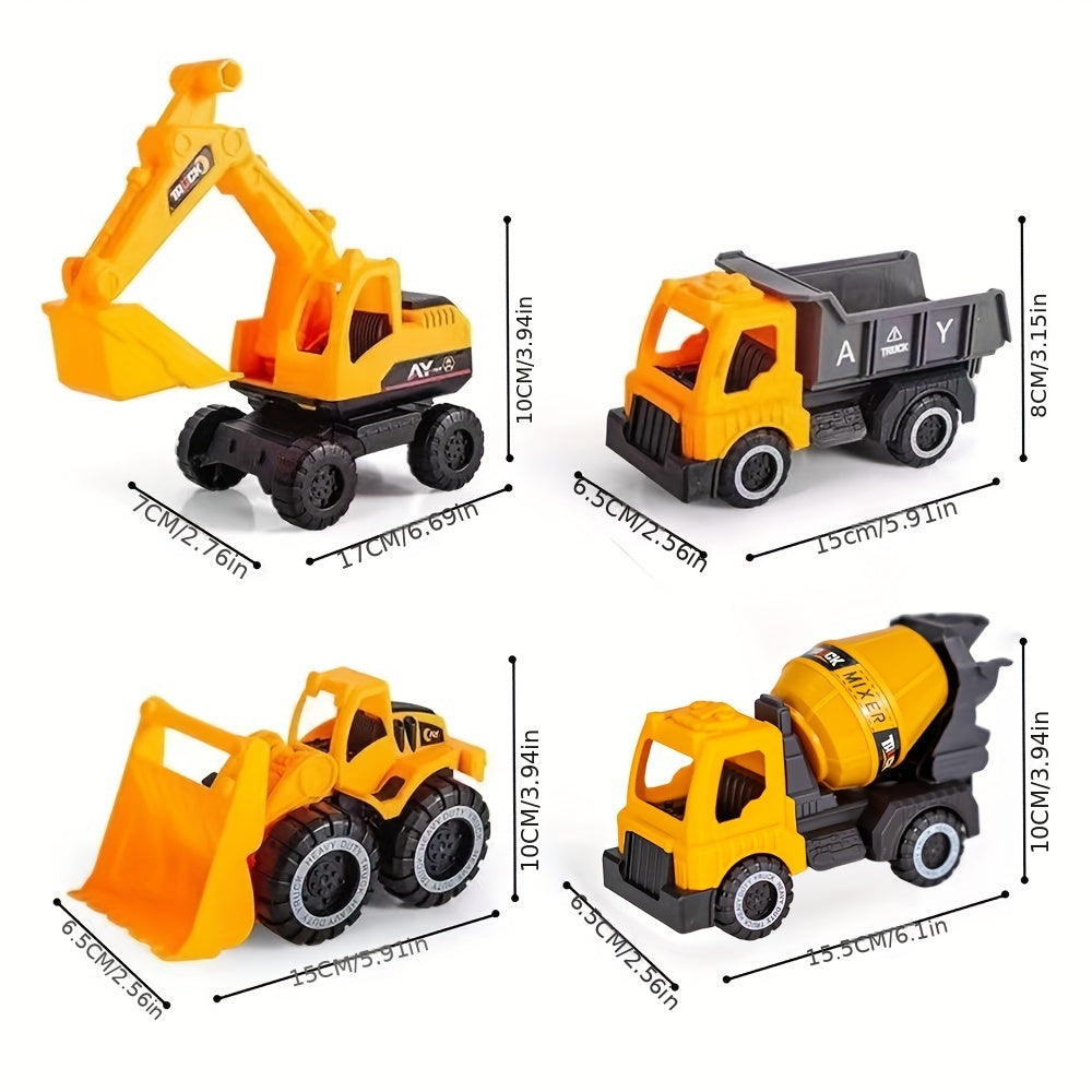 2025 New Big Size Car Toy Set for Kids Ages Two and Up