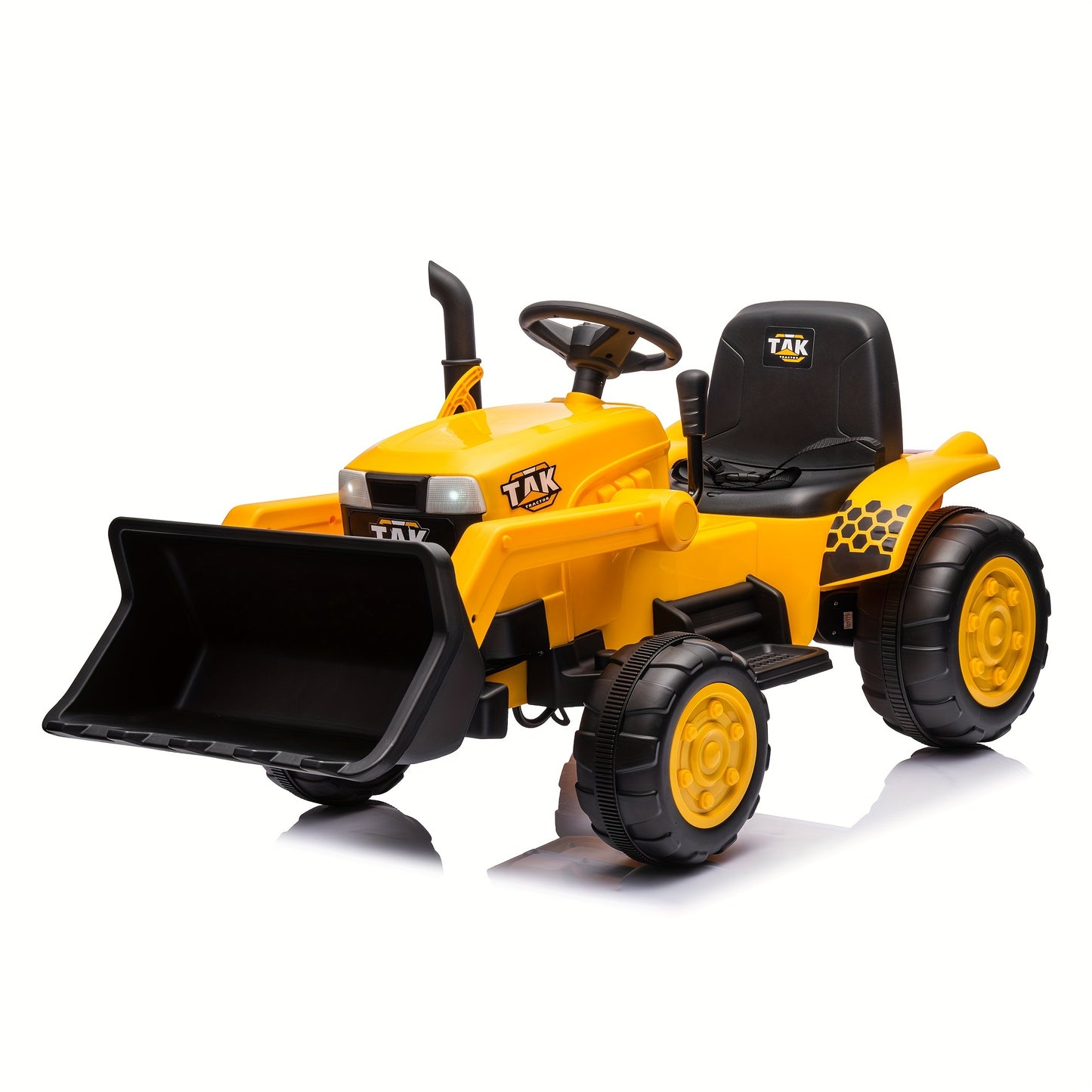 Yellow 12V Electric Tractor