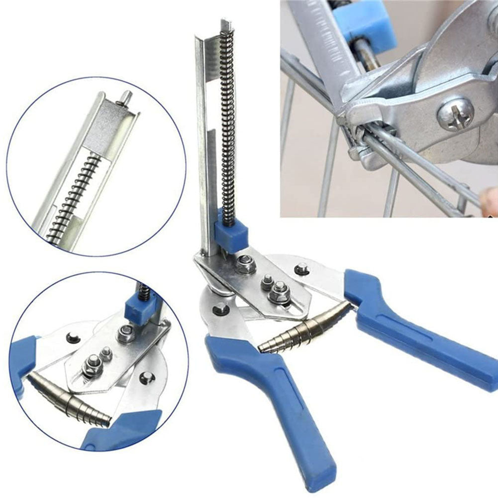 Pet Cages Fencing Hog Ring Pliers with 600 Pieces M Clips Home Garden Repair Tools