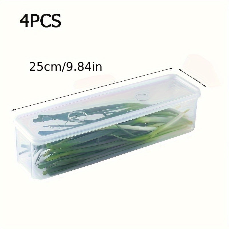 BPA Free Plastic Food Storage Containers 4 Pack with Lids
