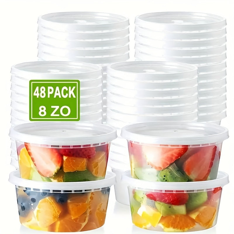 Airtight Plastic Food Containers Set for Meal Prep and Storage