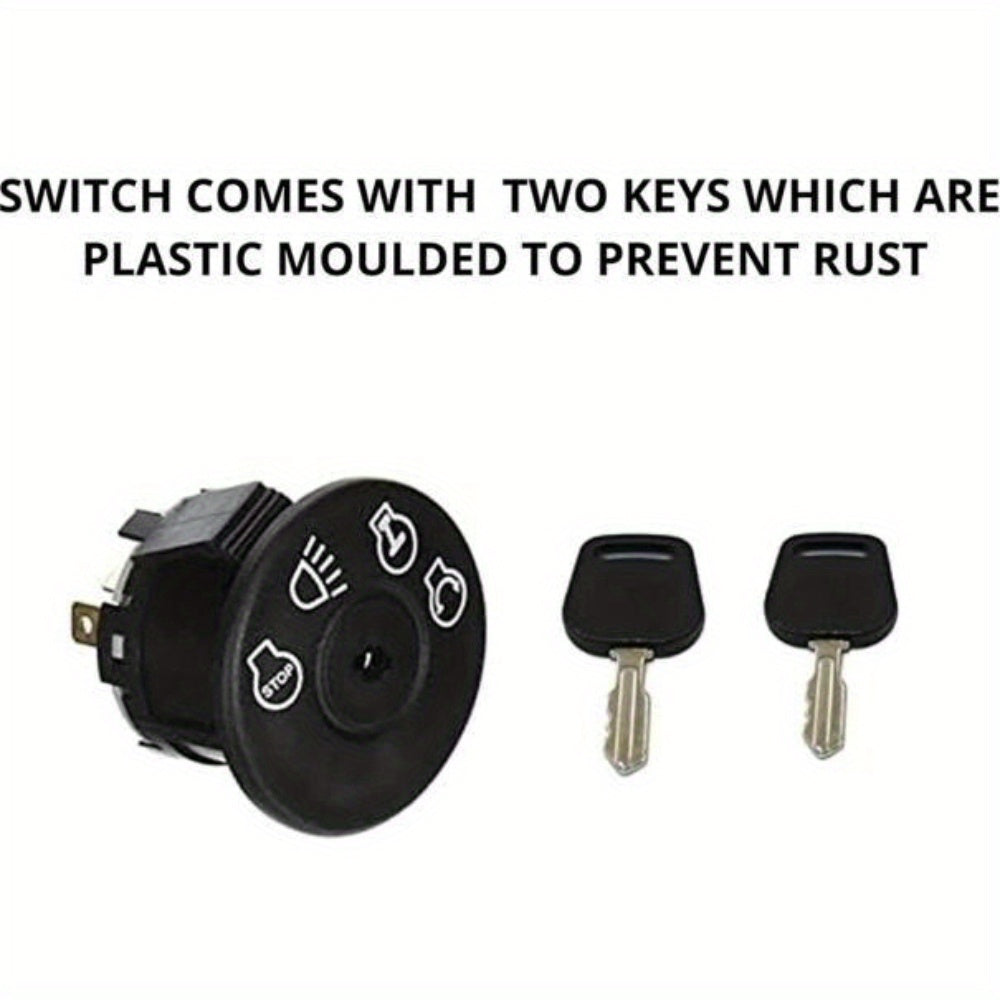 Ignition Key Switch with Key for Lawn Mower Tractor Accessories