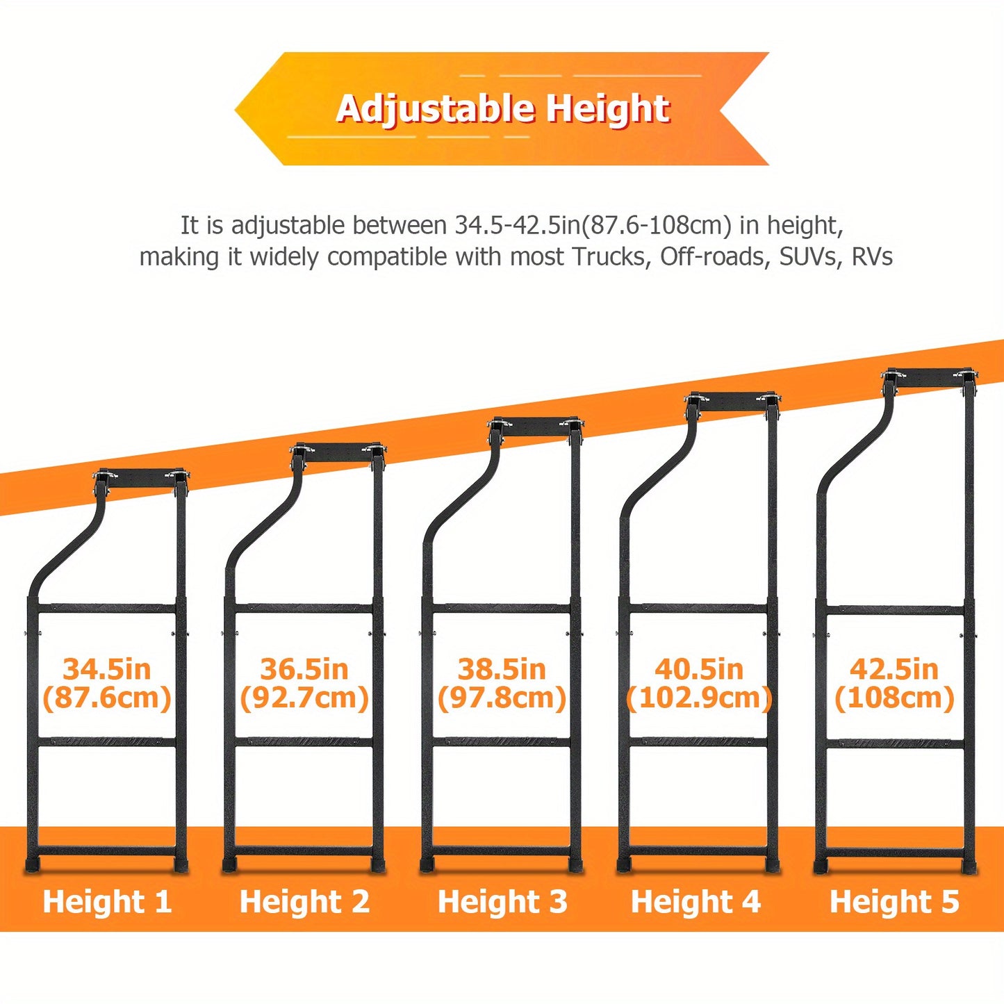 Foldable Heavy Duty Steel Ladder