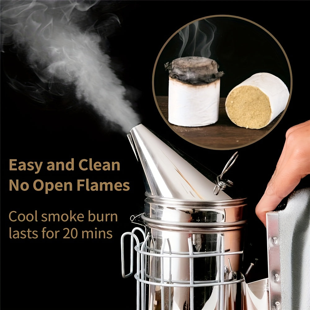 108 Packs Natural Bee Smoker Pellets for Easy Beekeeping Fuel