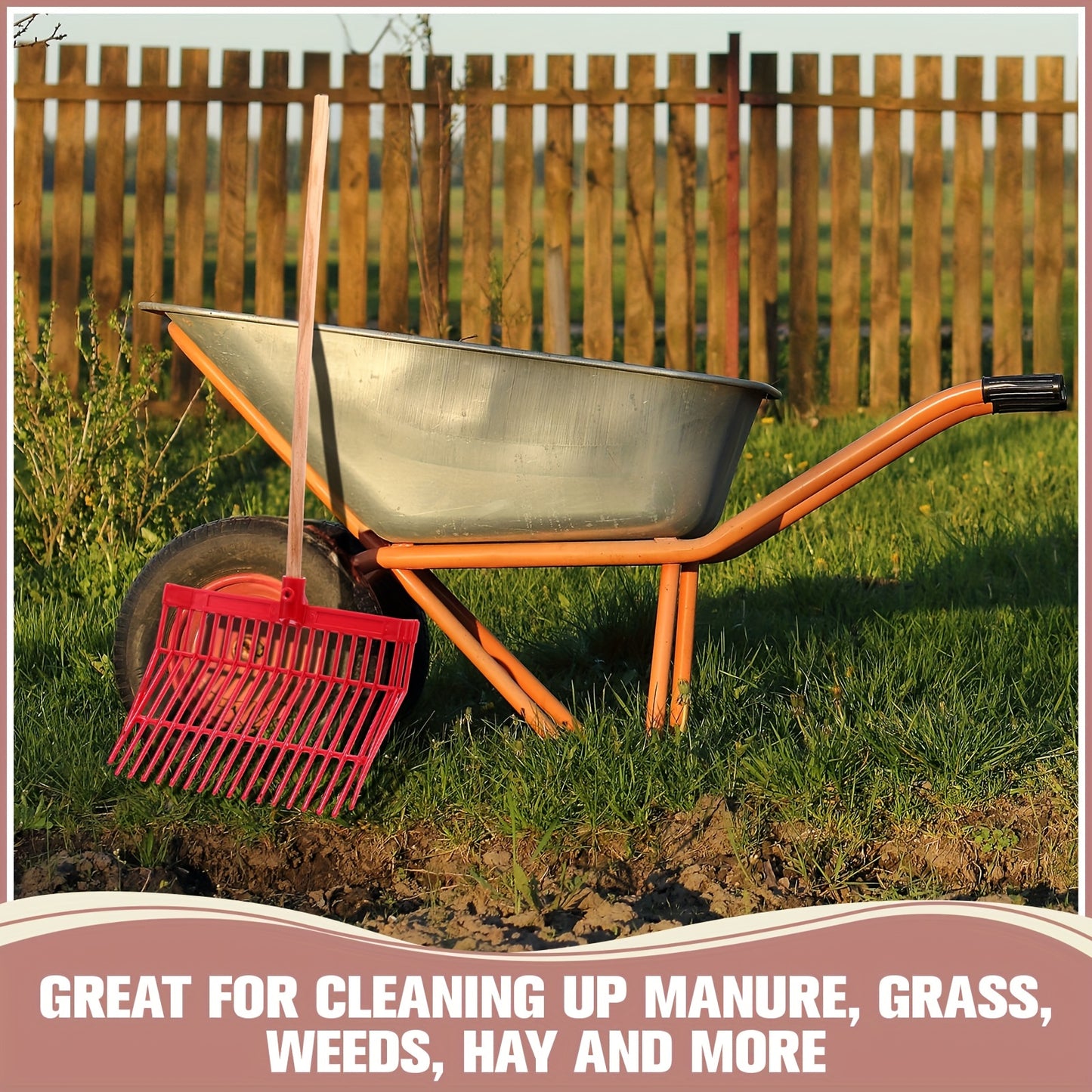 6pcs Manure Fork Heads