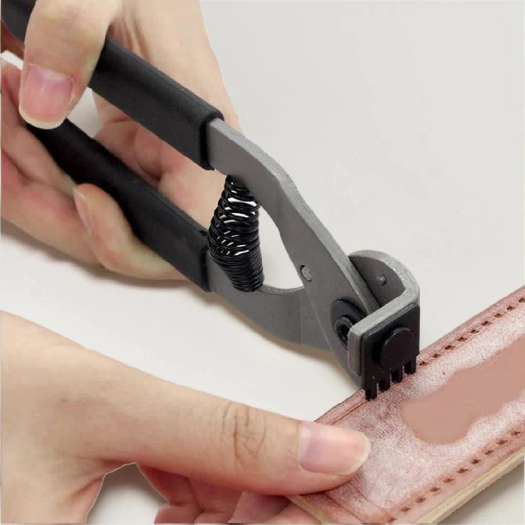 Leather Silent Pliers Carbon Steel Diamond Cutting Tool for Belts Wallets Saddles and Fabrics