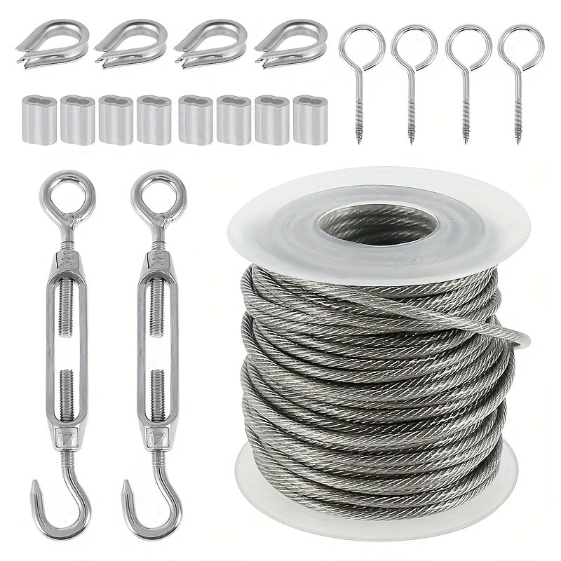 PVC Coated 304 Stainless Steel Heavy Duty Cable Rope Roll