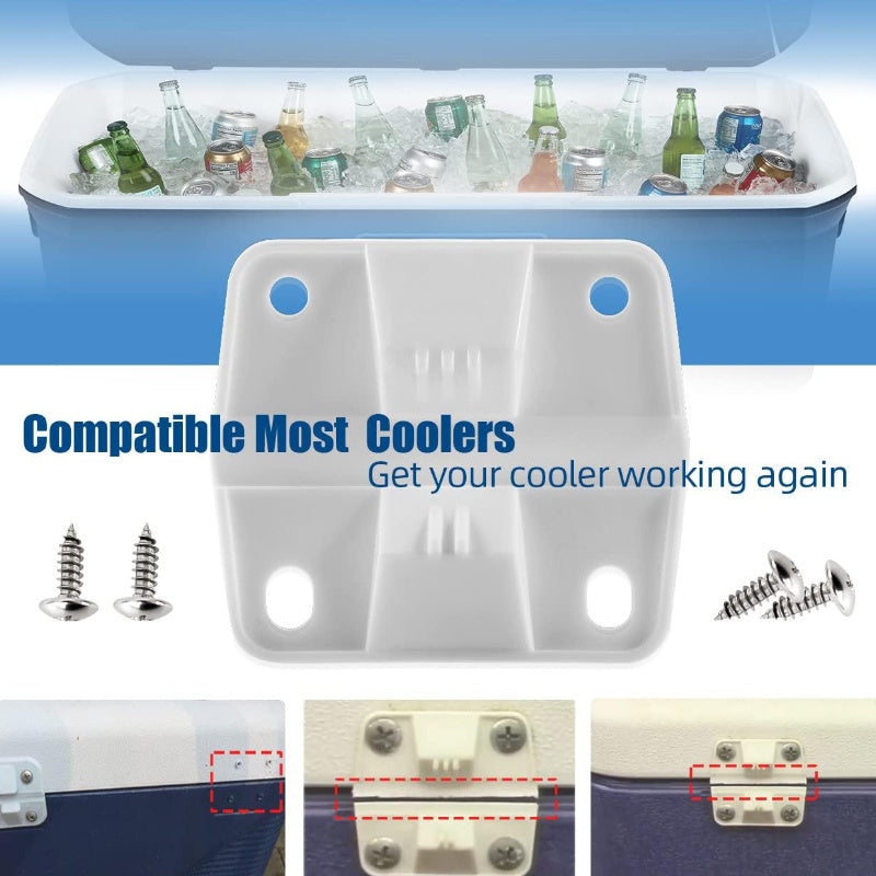 Cooler Replacement Hinges and Screw Kits Set of 6 Durable Parts