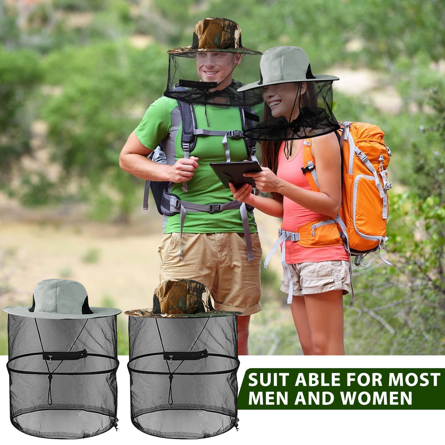 Beekeeping Hat with Mosquito Net for Outdoor Activities