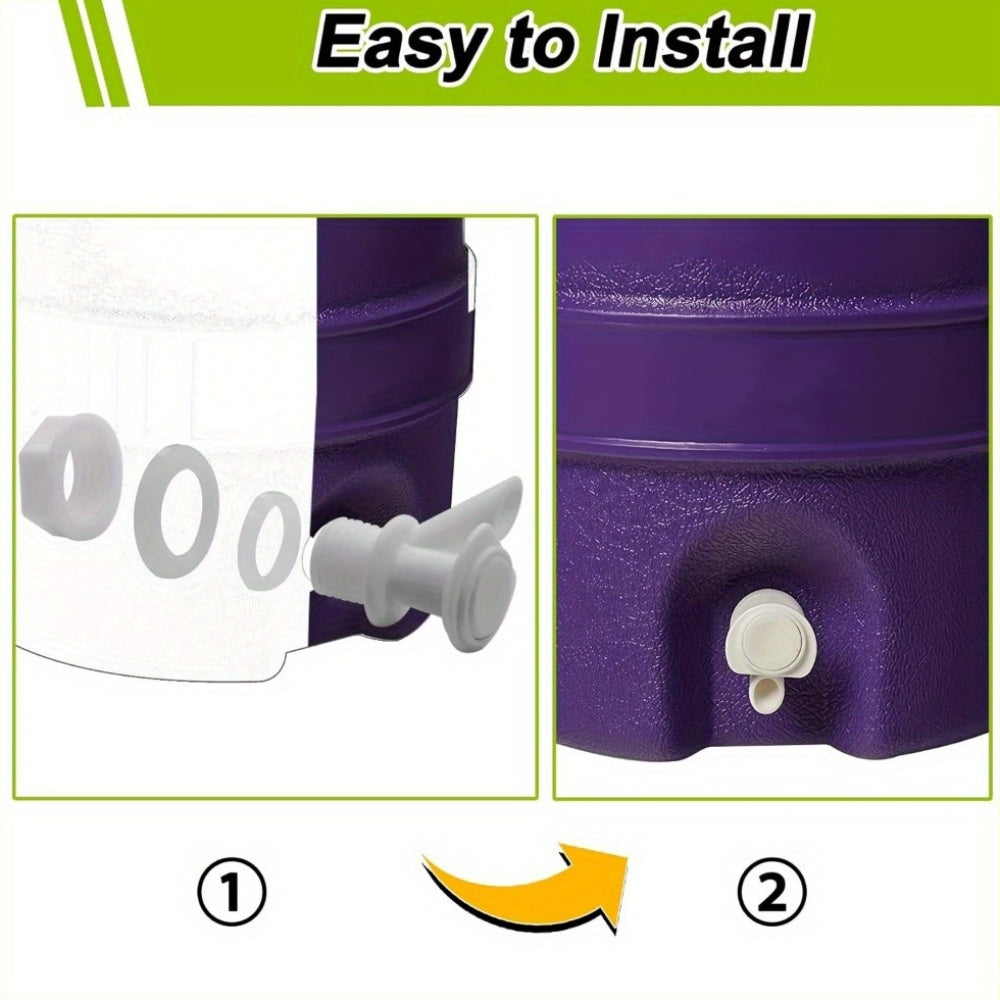 5 Pack Push Button Cooler Spigot Replacement for Beverage Coolers