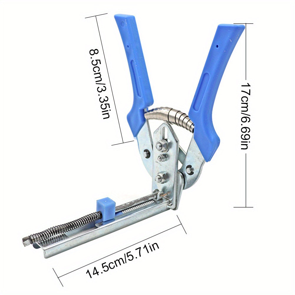 Pet Cages Fencing Hog Ring Pliers with 600 Pieces M Clips Home Garden Repair Tools