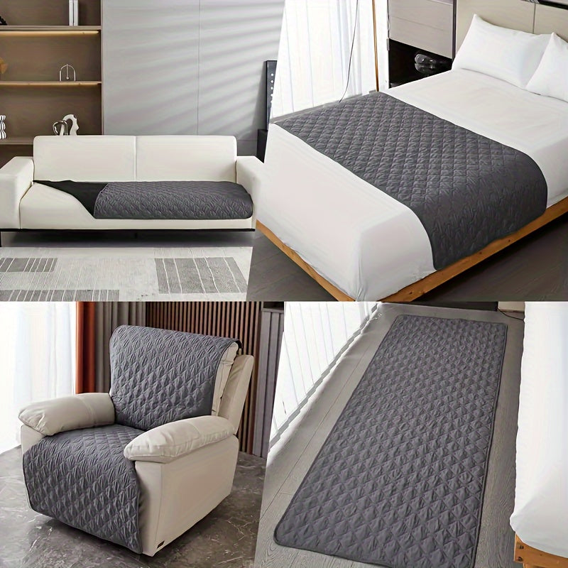 Extra Large Reversible High Quality Dog Blanket Double Sided Pet Bed Cover with Bone Pattern Machine Washable Sofa Protector for Medium Large Small Dogs and Cats Indoor Outdoor Use