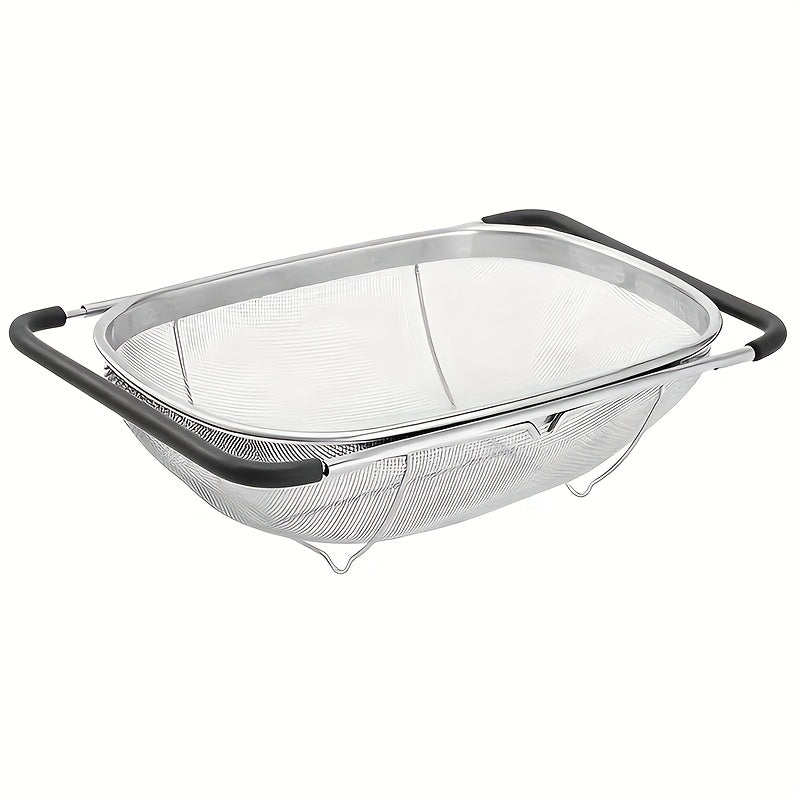 Expandable Stainless Steel Filter with Fine Mesh for Kitchen