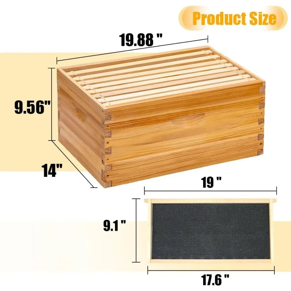 8 Frame Bee Hive Starter Kit