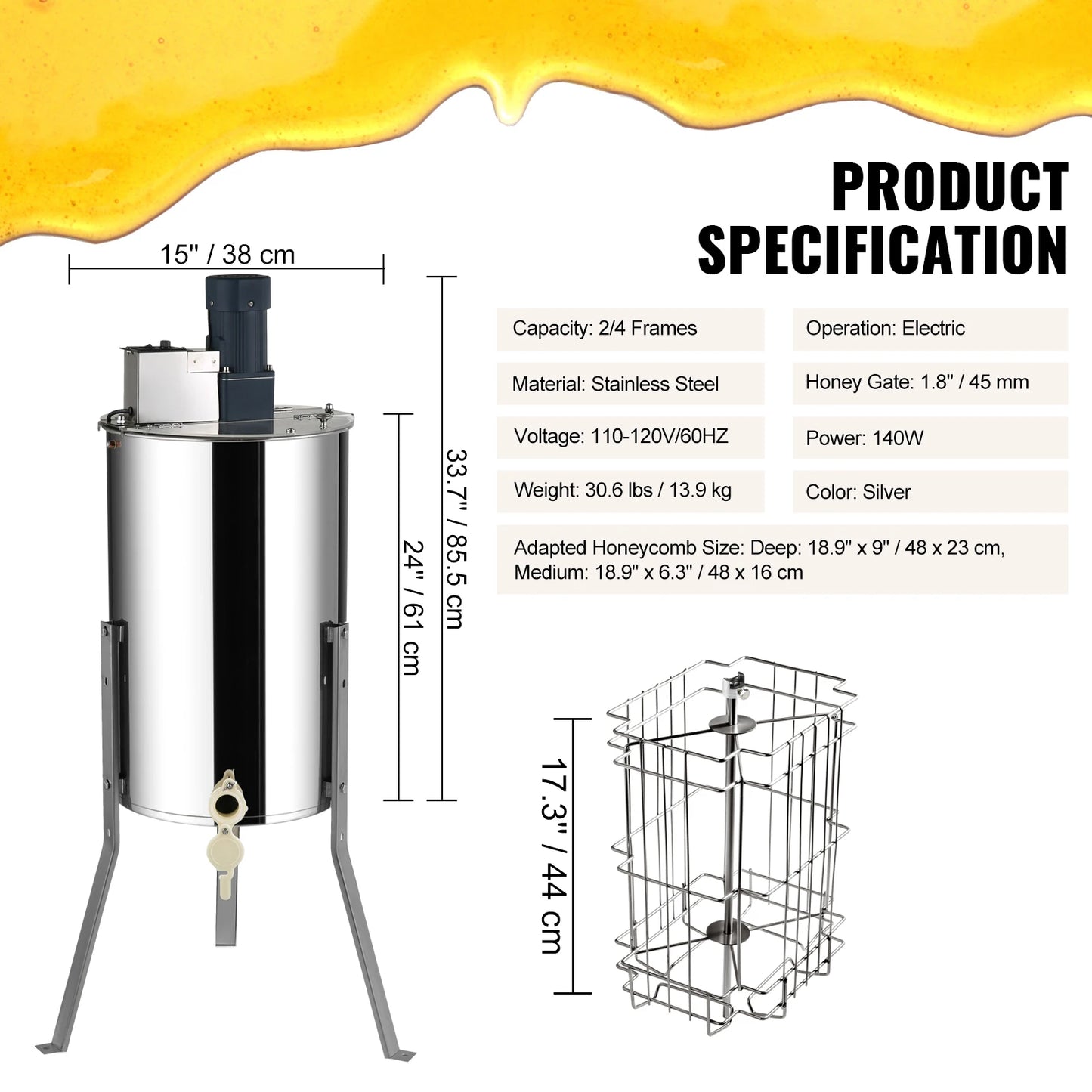 VEVOR Honey Extractor