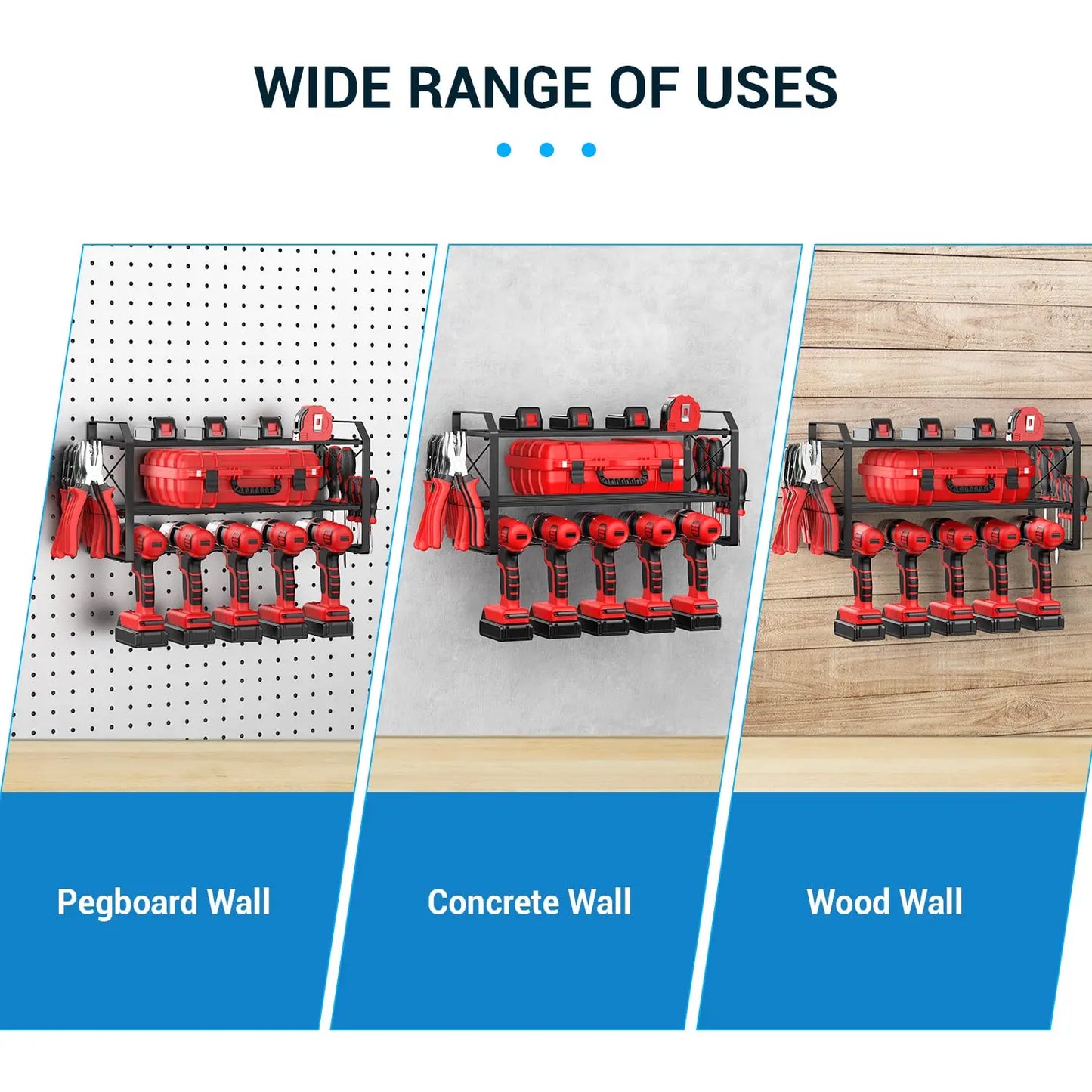 Power Tool Organizer Wall Mount