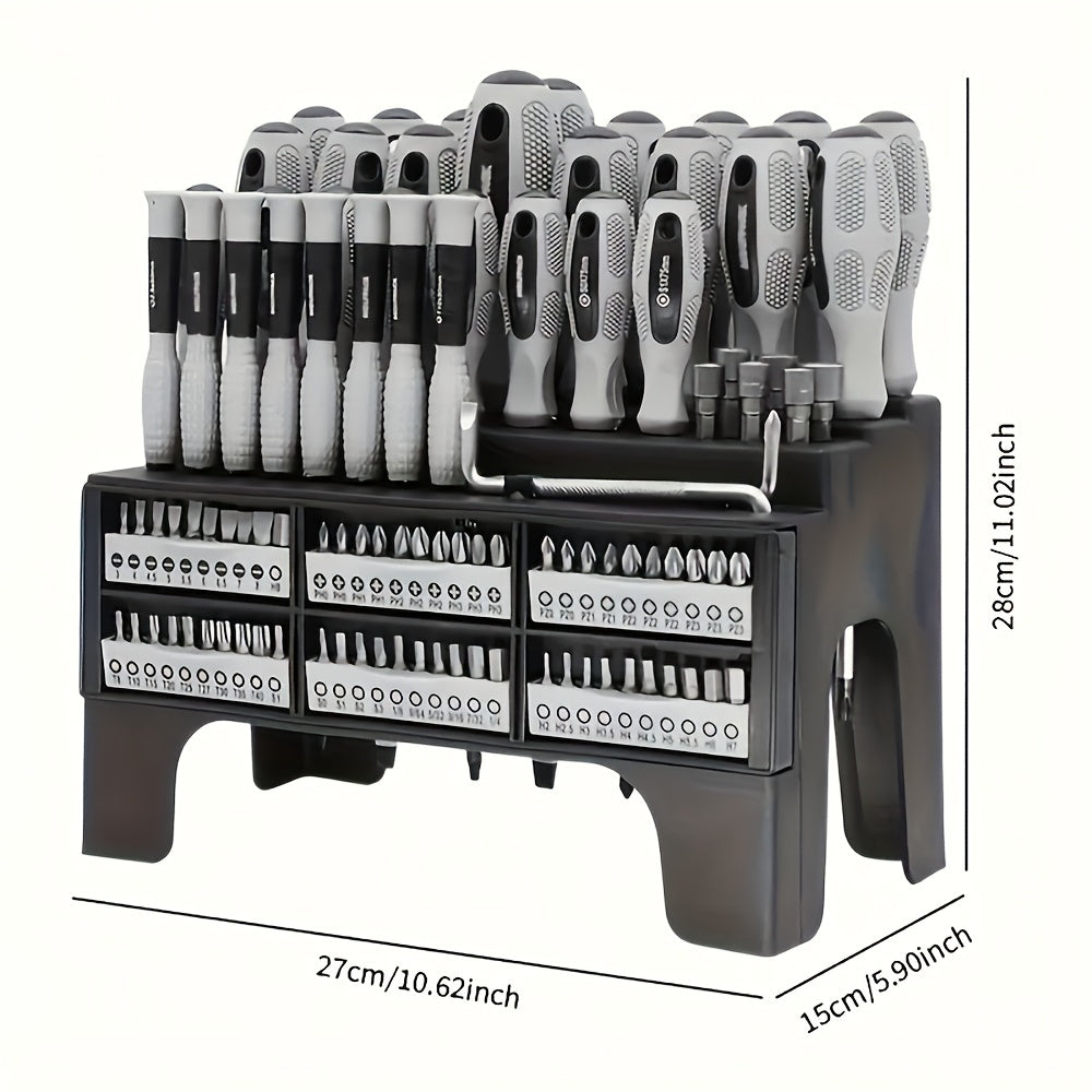 Premium 131 Piece Magnetic Screwdriver Set for Men