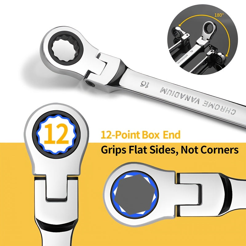 Dynamic Ratchet Wrench Dual-Purpose Tool for Auto Repair