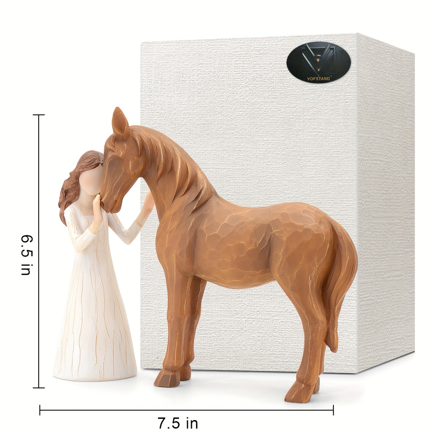 Horse Gifts For Girls Women Hand Painted Cowgirl Figurine