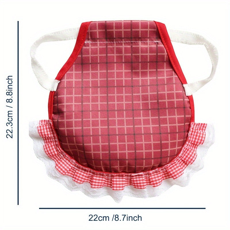 Plaid Chicken Saddles 4 Pack Soft Hen Aprons