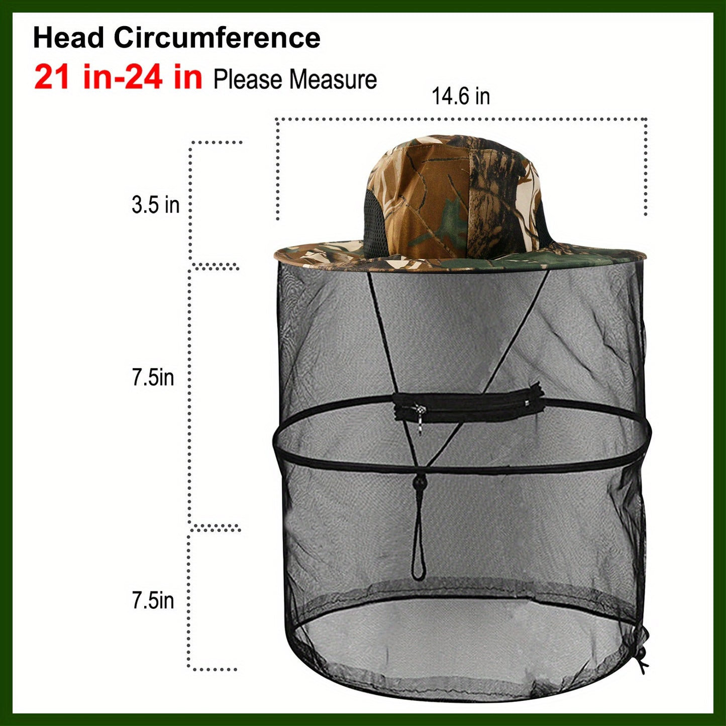 Beekeeping Hat with Mosquito Net for Outdoor Activities