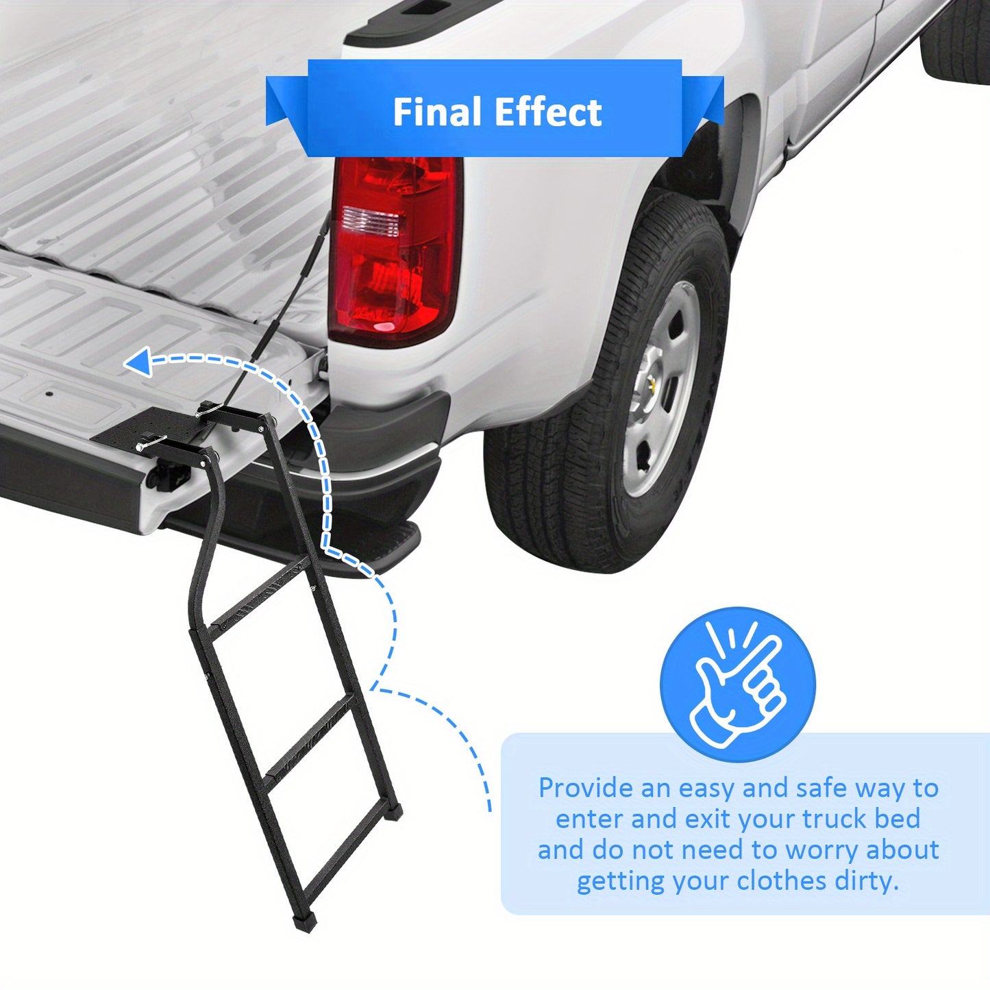 Foldable Heavy Duty Steel Ladder
