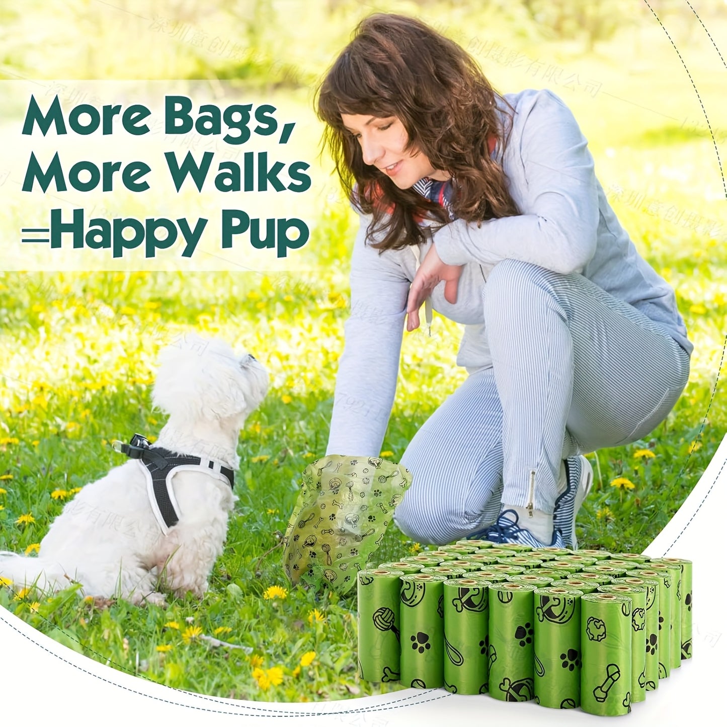 11 Rolls 165 Bags Thick Pet Garbage Bag With One Dispenser Extra Thick Dog Poop Bag Sturdy And Leak Proof Cat And Dog Cleaning Bag Essential Poop Picking Bag For Dogs
